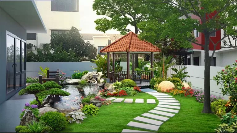 Thiết kế sân vườn Hà Nội